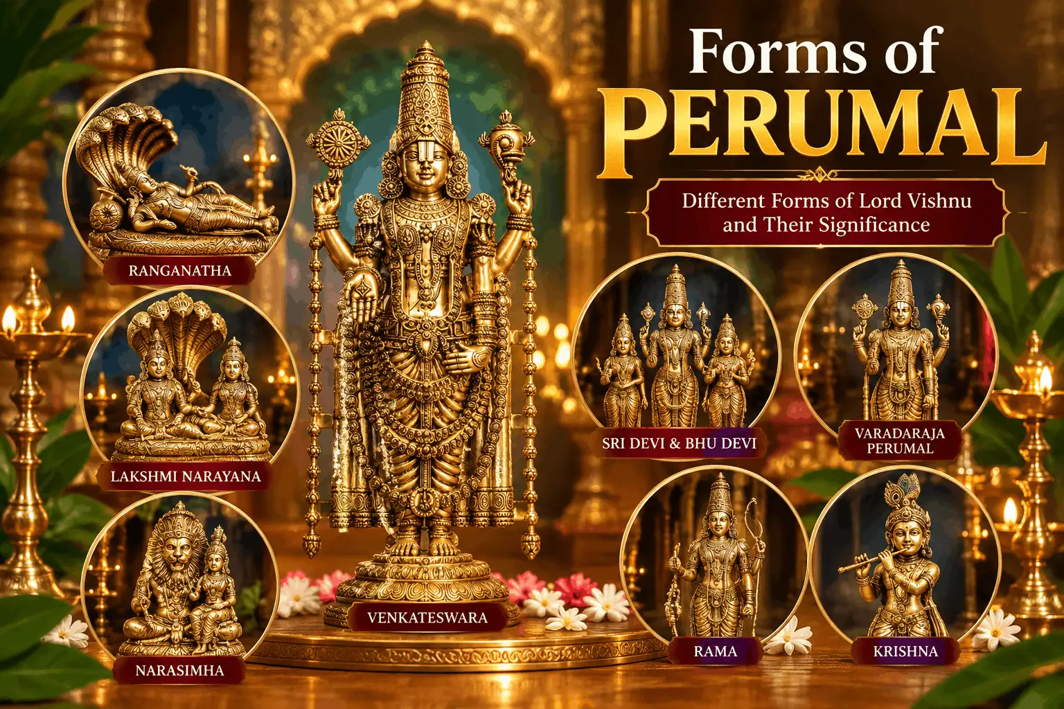 Forms of Perumal: Lord Vishnu Forms & Their Significance