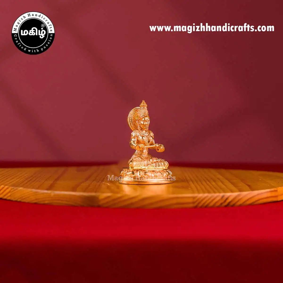 Impon Goddess Annapoorni idol - 2 inch - image 3