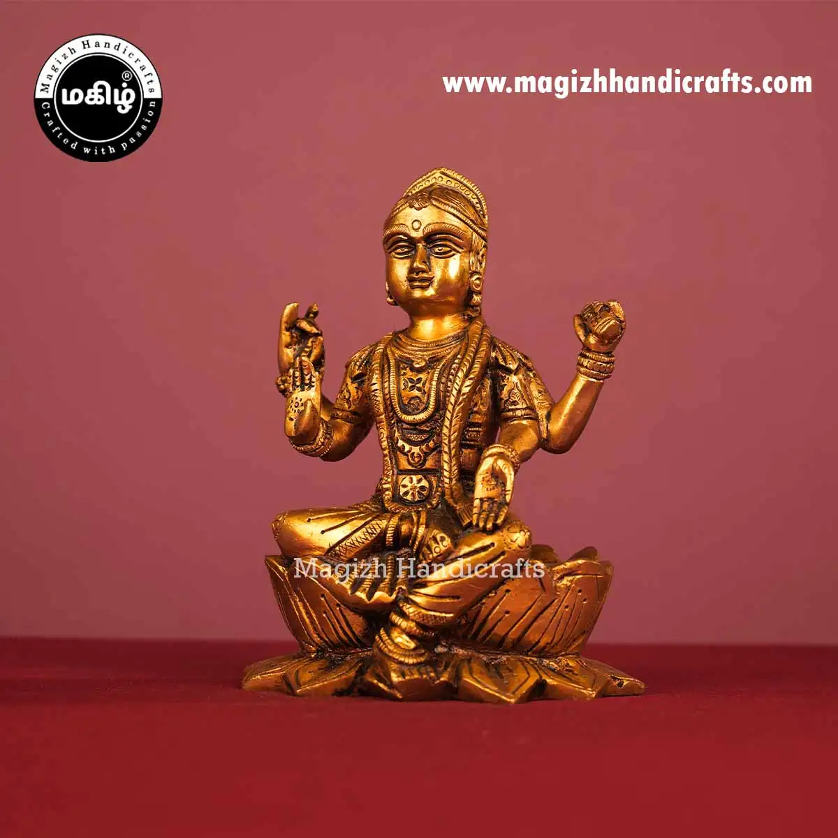 Brass Balambika Idol – 6.5 Inch - image 4