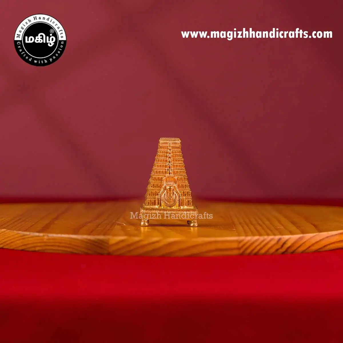 Impon Thiruvannamalai gopuram idol - 2 inch - image 1