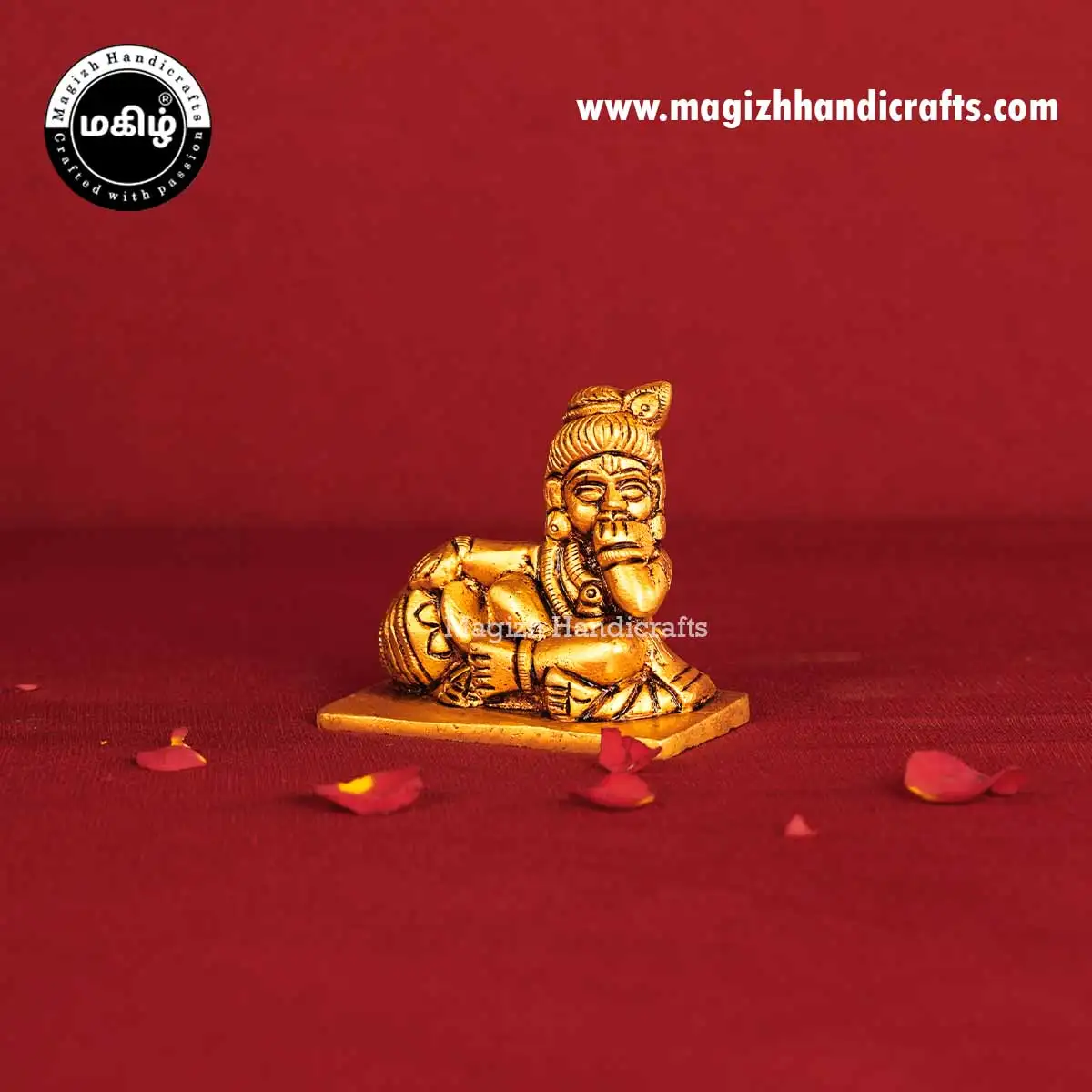Brass Baby Pot Krishna Idol - 2.5 Inches - image 4