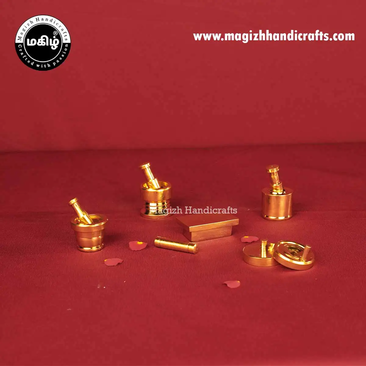 Brass Grahapravesam Ammi Set - image 3