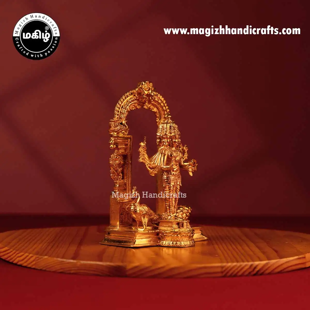 Impon god Arumuga Shanmuga Murugan idol - 5 inch - image 4