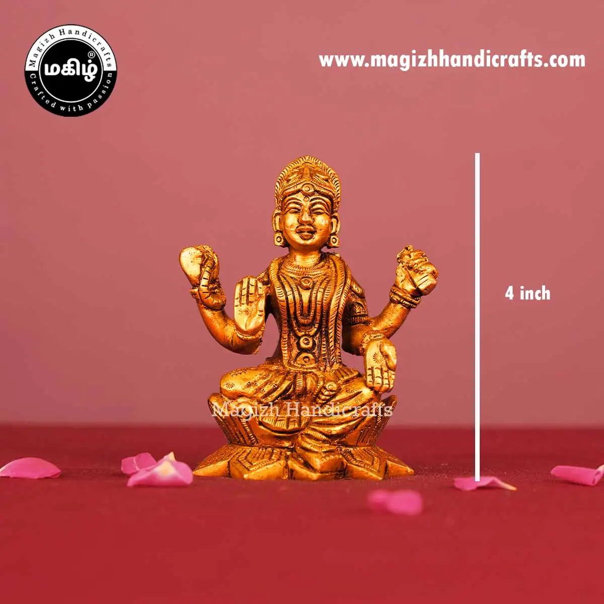 Brass Balambika Idol – 4 Inch - image 2