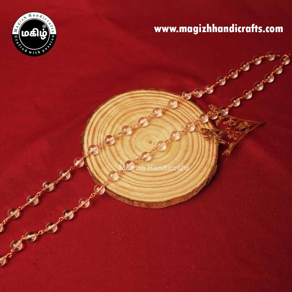 6mm Original Spadigam Mala with Copper Wire - image 2