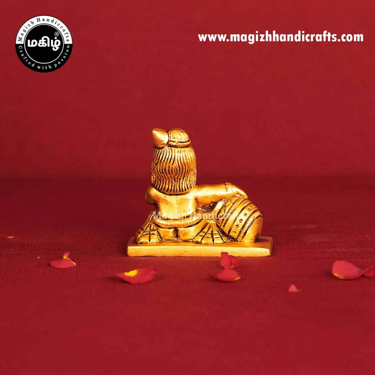 Brass Baby Pot Krishna Idol - 2.5 Inches - image 5
