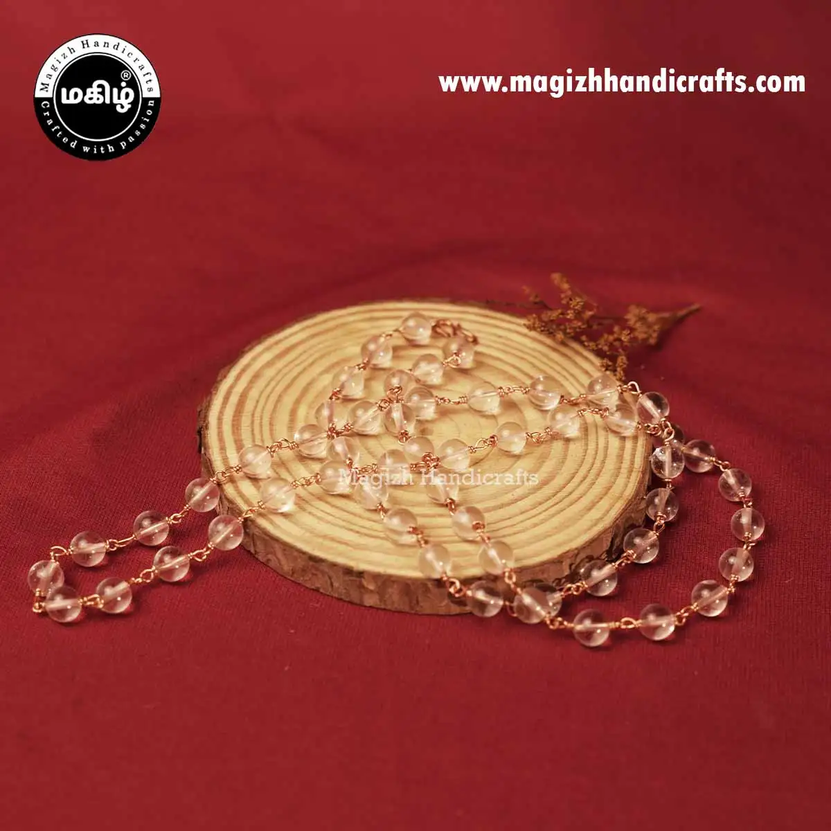 6mm Original Spadigam Mala with Copper Wire - image 1