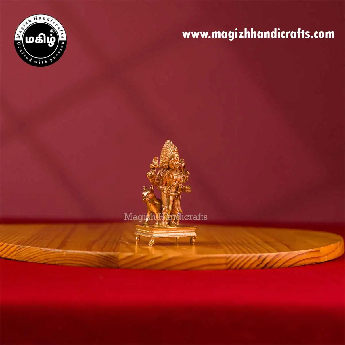 Impon Kalabairavar idol - 2.5 inch - image 3
