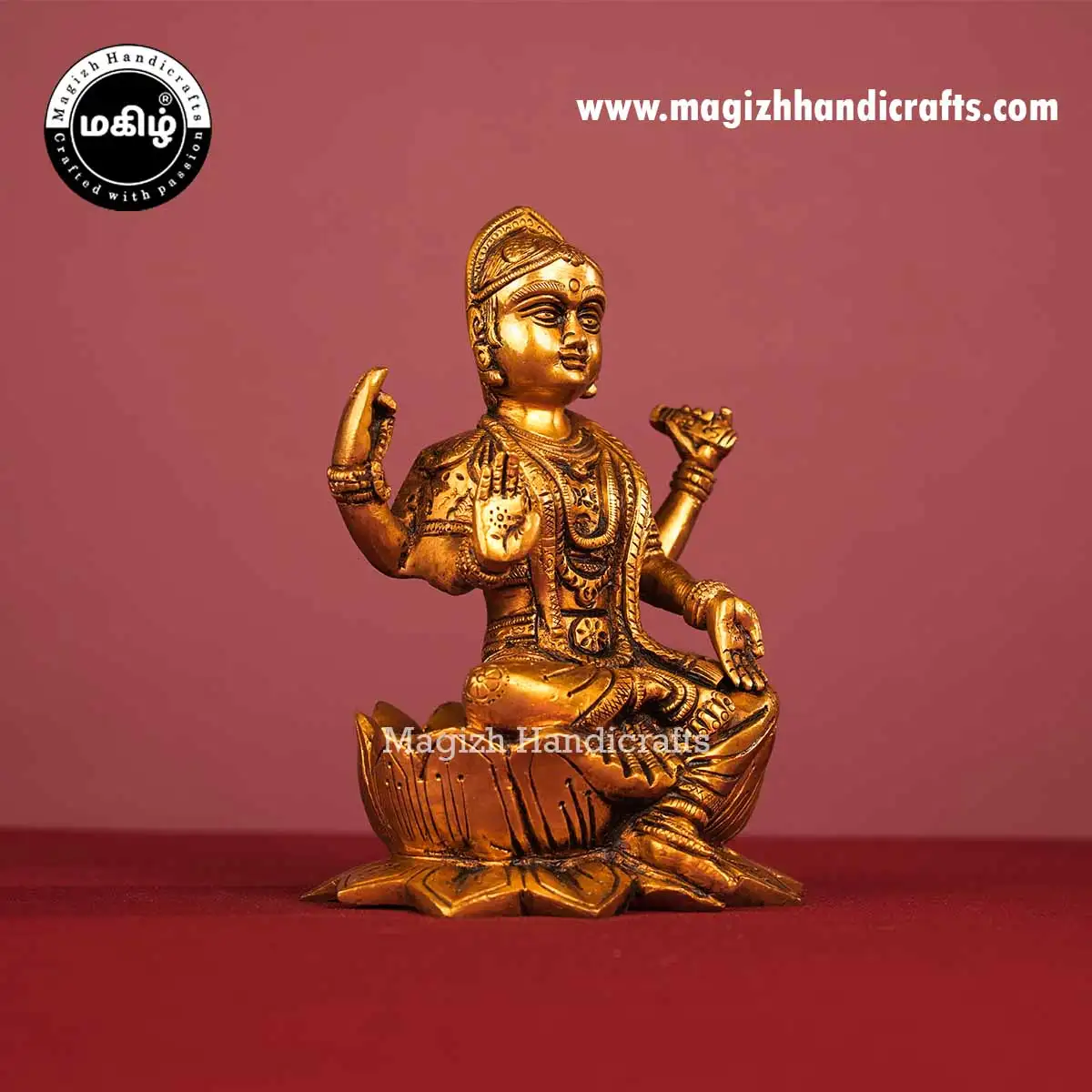 Brass Balambika Idol – 6.5 Inch - image 3