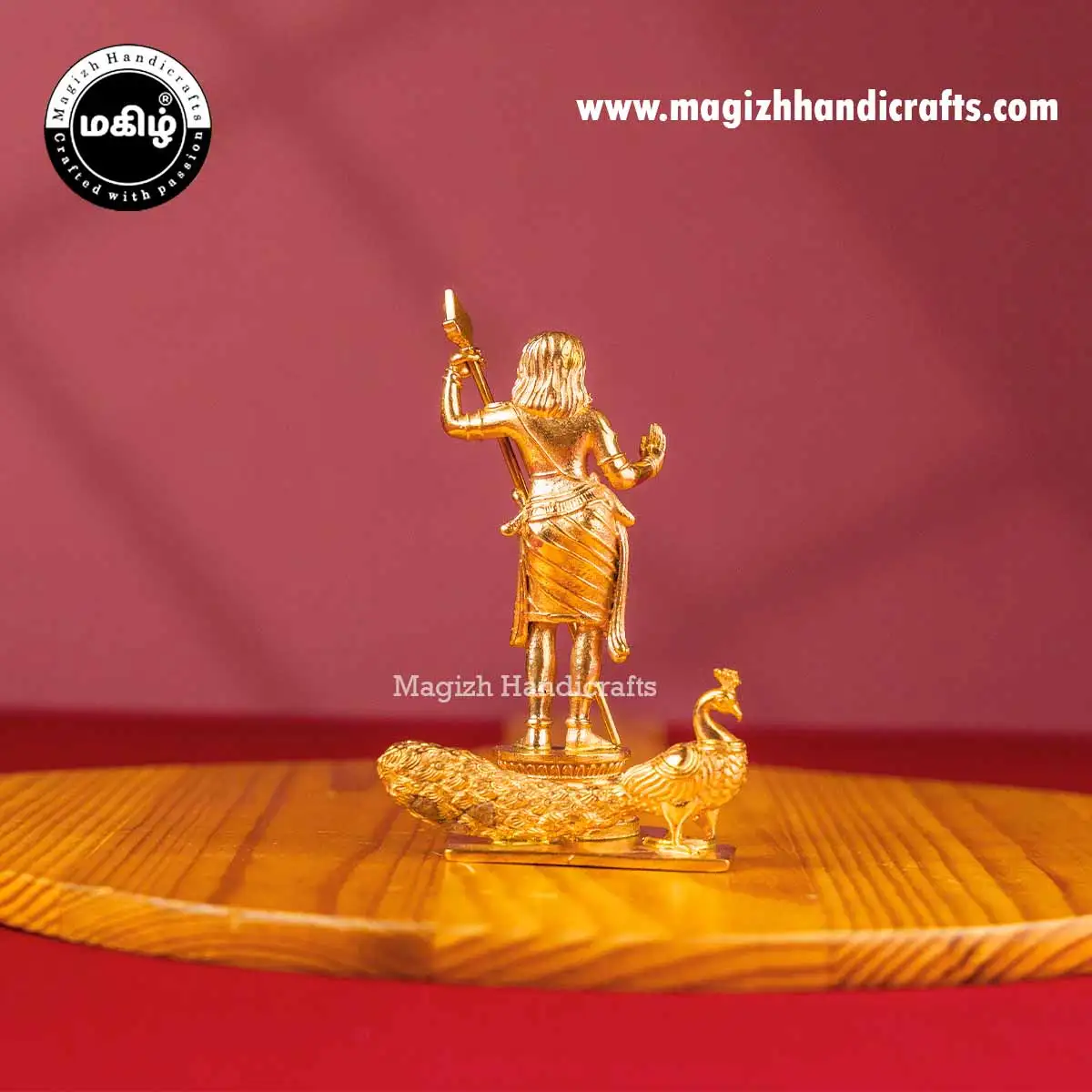 Impon Standing Murugan with Vel idol - 4 inch - image 5