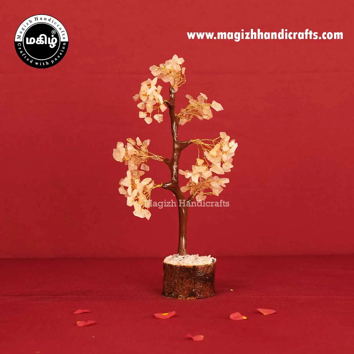 Rose Quartz original crystal tree - image 2