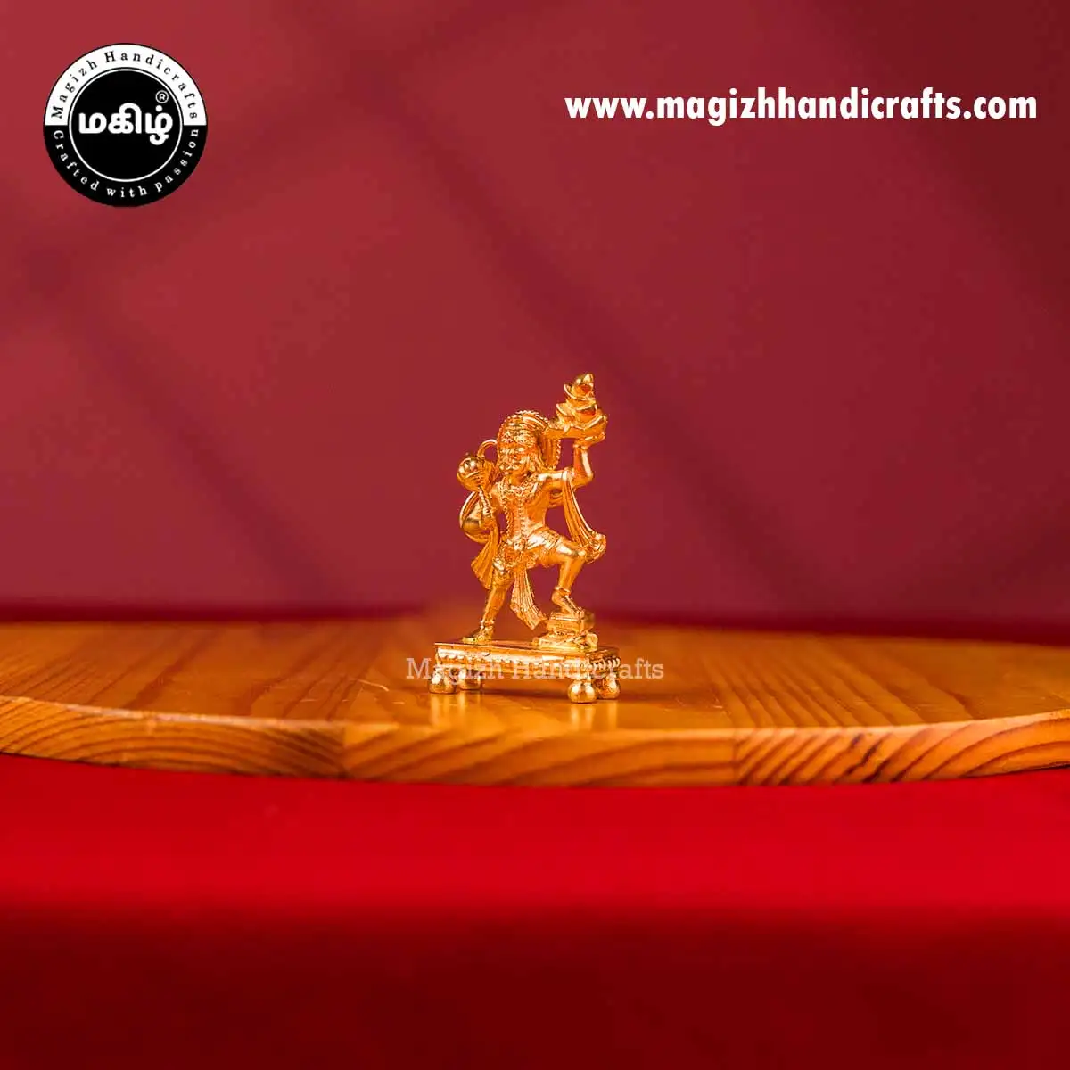 Impon Standing Hanuman with sanjeev idol - 2 inch - image 4