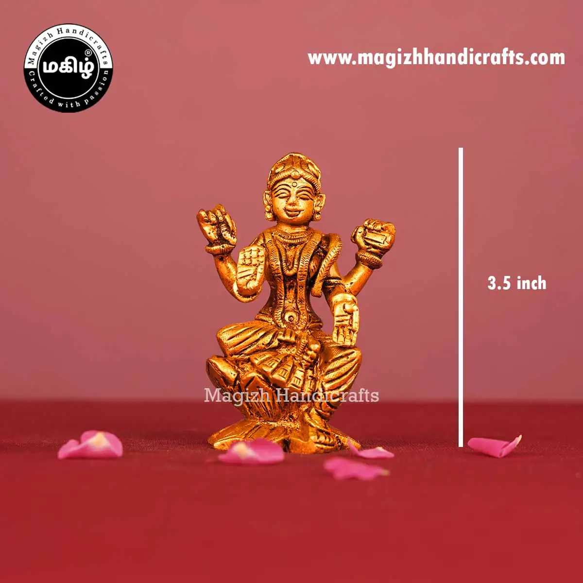 Brass Balambika Idol – 3.5 Inch - image 2