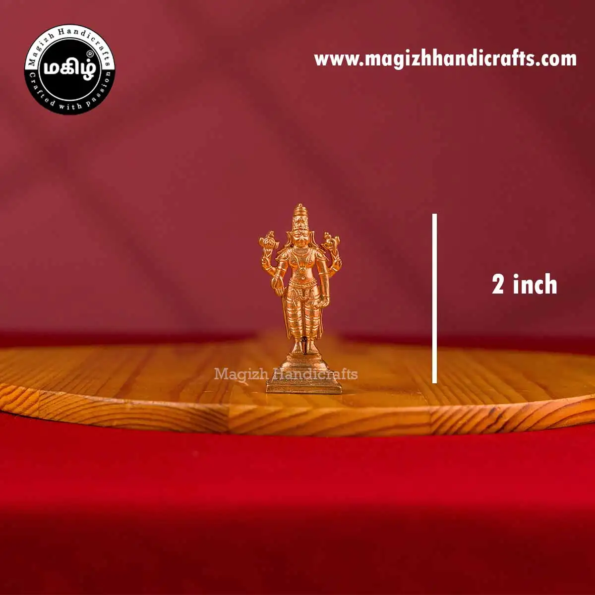 Impon God Perumal idol - 2 inch - image 2