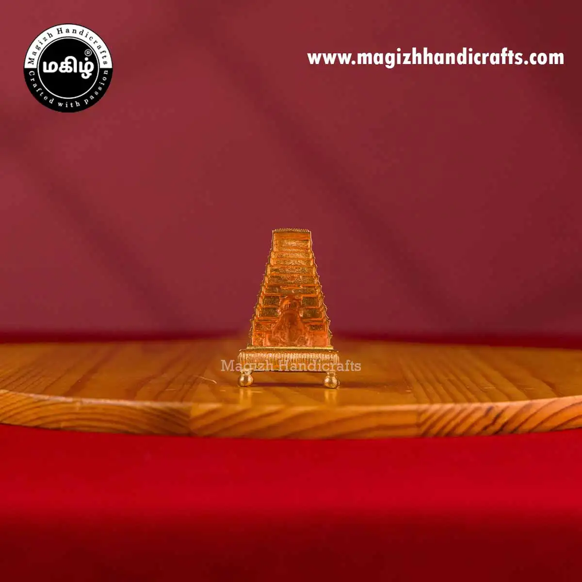 Impon Thiruvannamalai gopuram idol - 2 inch - image 5