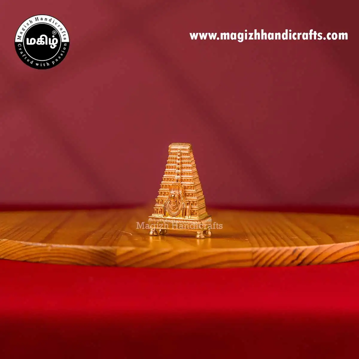 Impon Thiruvannamalai gopuram idol - 2 inch - image 4