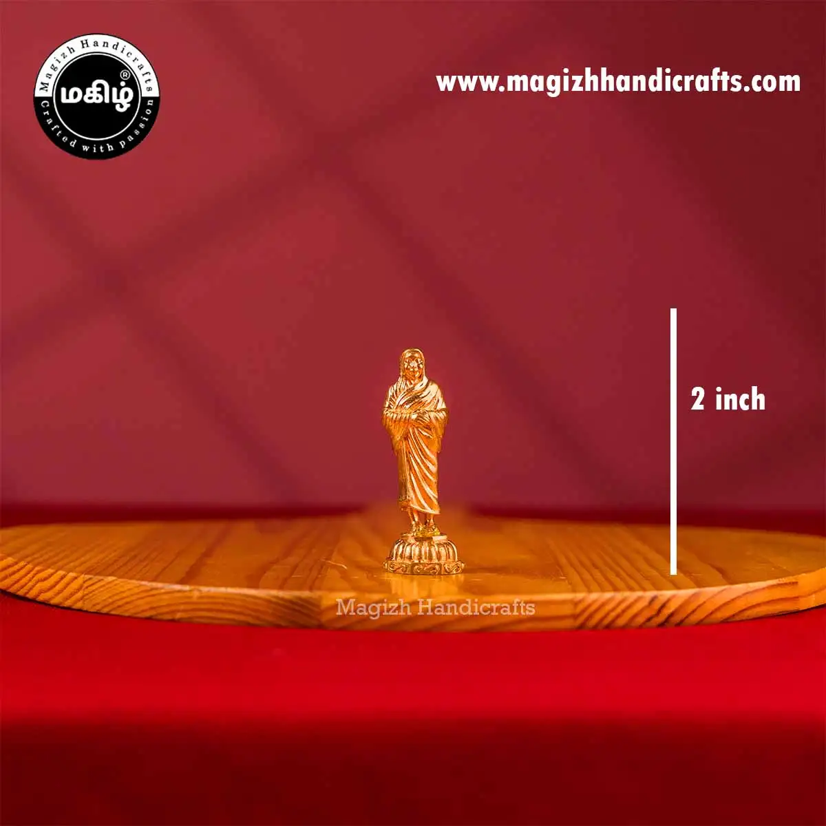 Impon Standing Vallalar idol - 2 inch - image 2