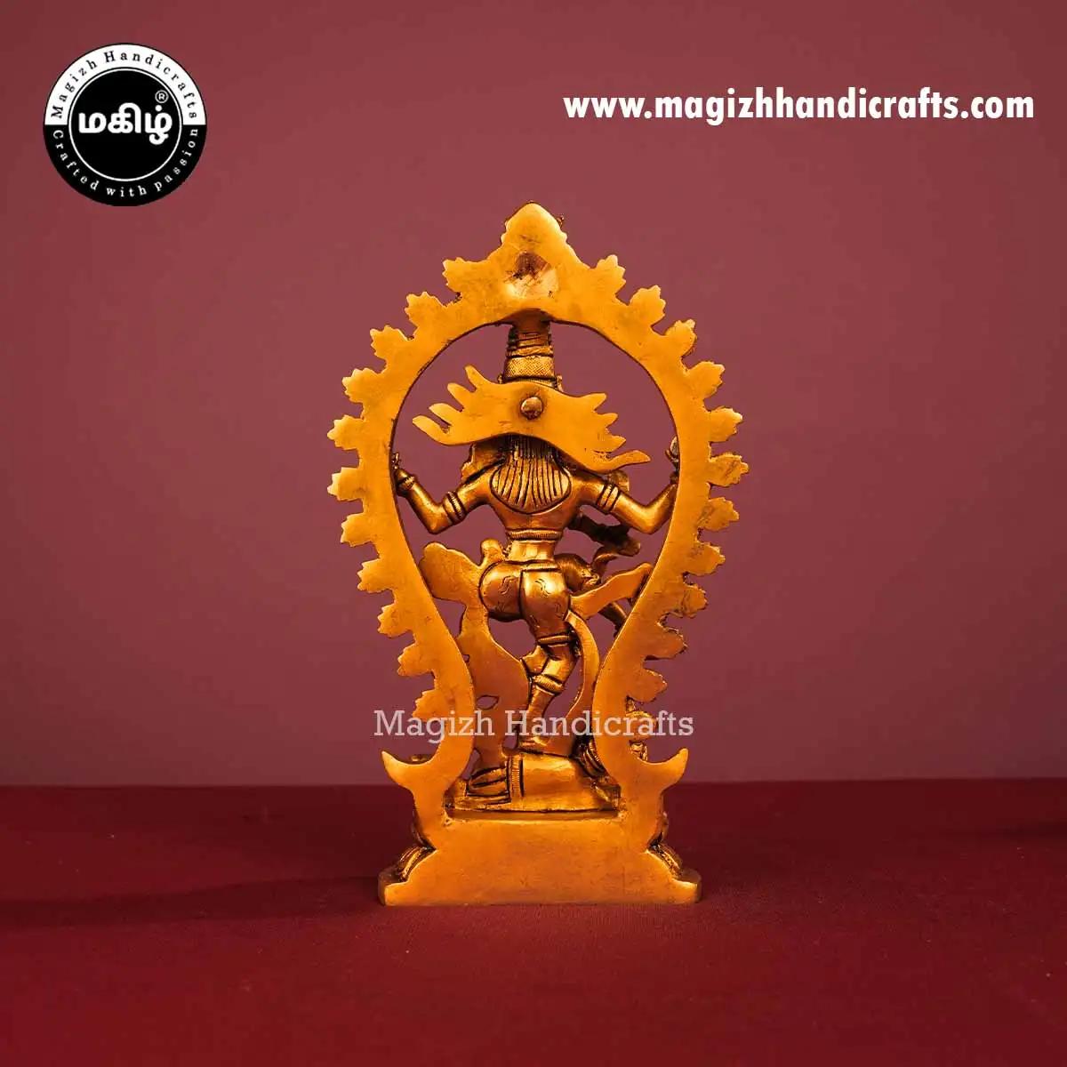 Brass Natarajar idol - 8 inches - image 5