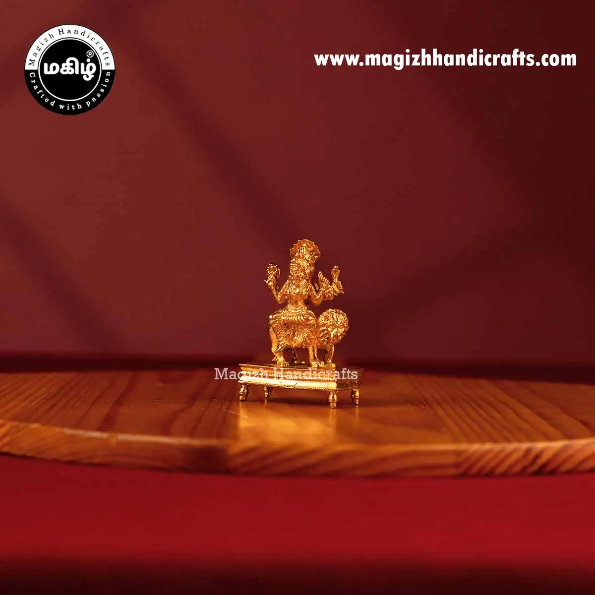 Impon Prathingara devi idol - 2 inch - image 3