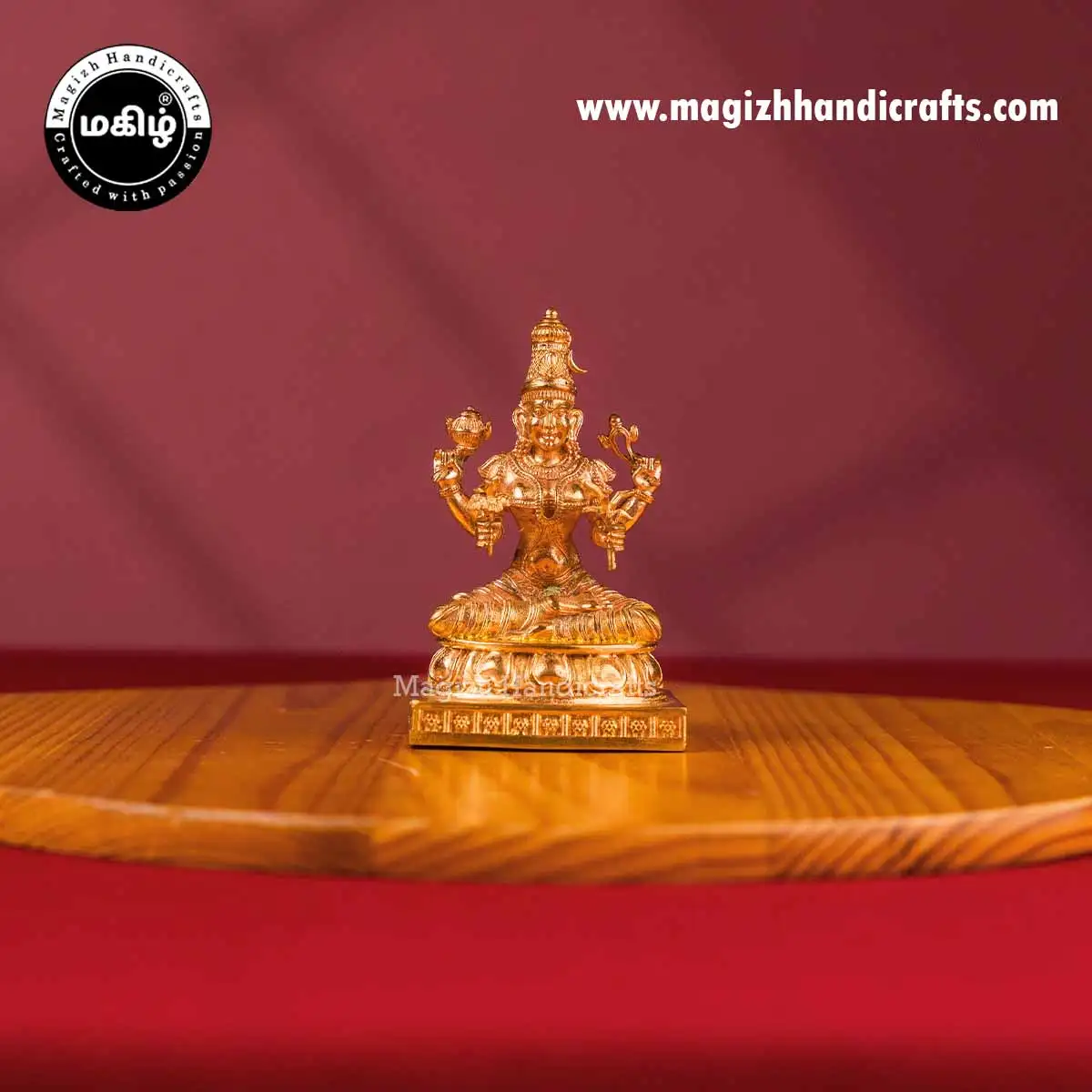 Impon Rajarajeswari amman idol - 3 inch - image 1