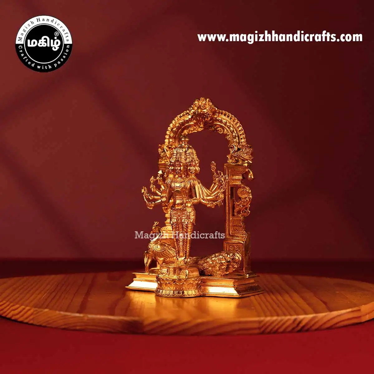 Impon god Arumuga Shanmuga Murugan idol - 5 inch - image 3