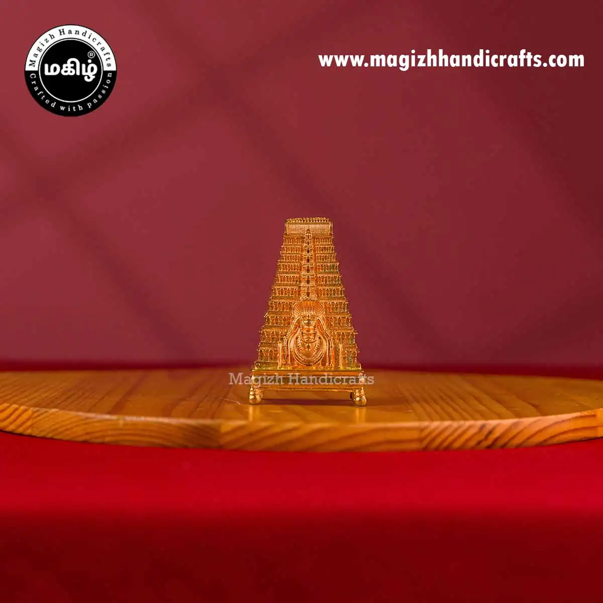 Impon Thiruvannamalai gopuram idol - 2.5 inch - image 1