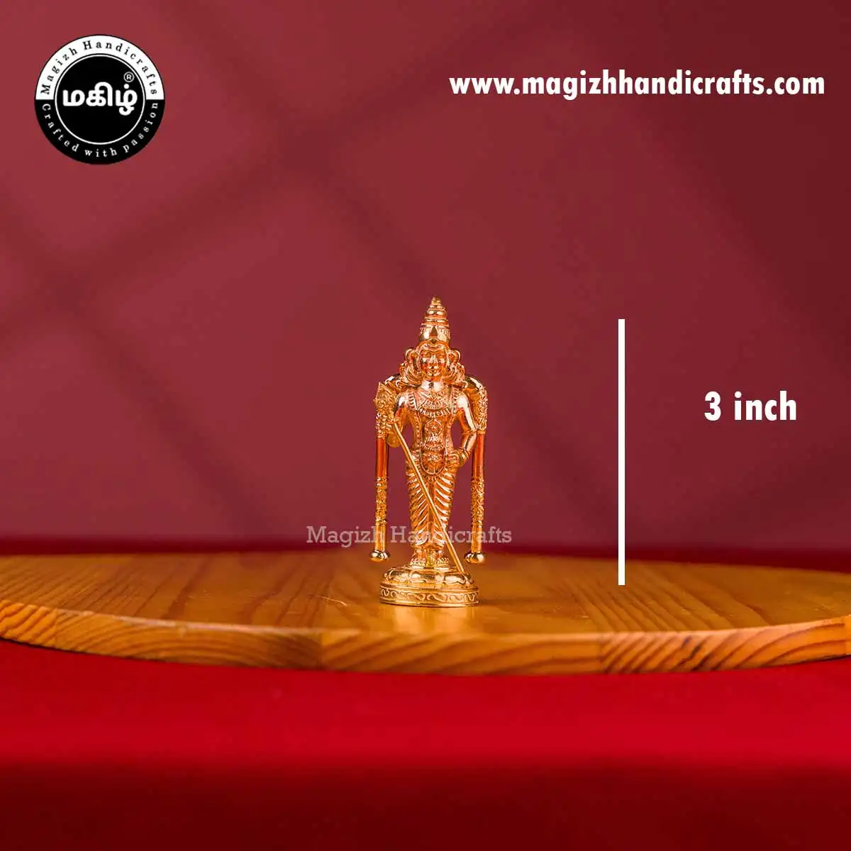 Impon Malaysia Murugan idol - 3 inch - image 2