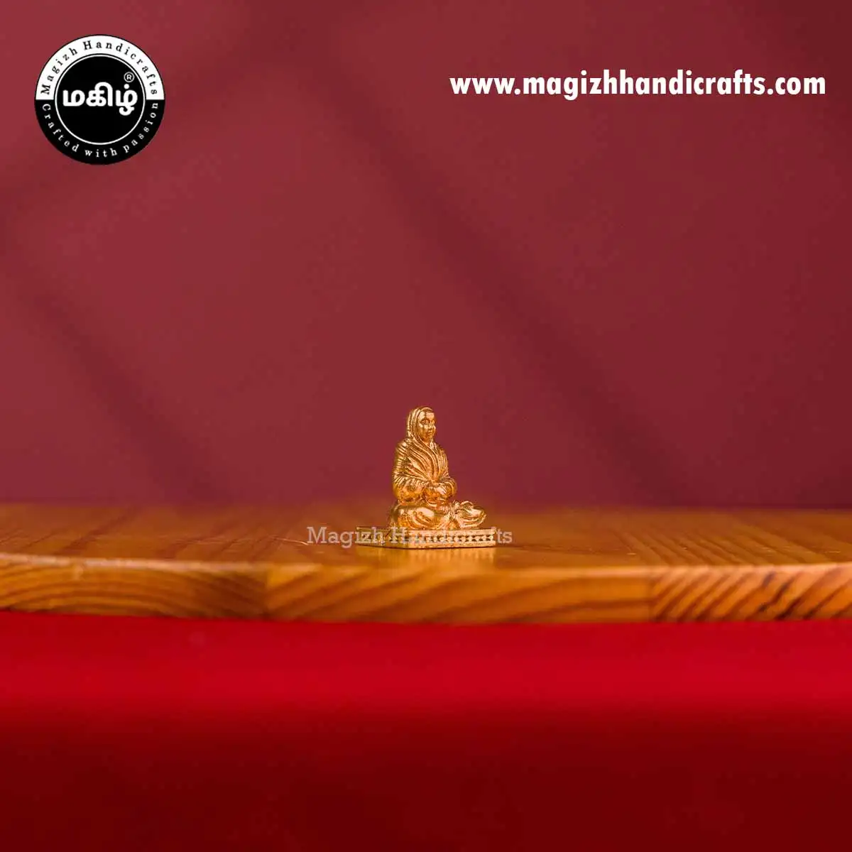 Impon Sitting Vallalar idol - 1 inch - image 3