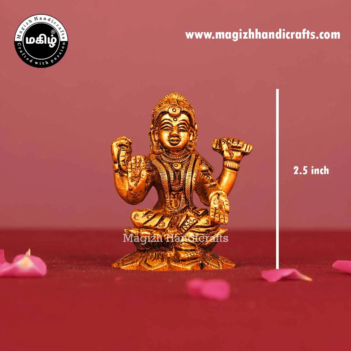 Brass Balambika Idol – 2.5 Inch - image 2
