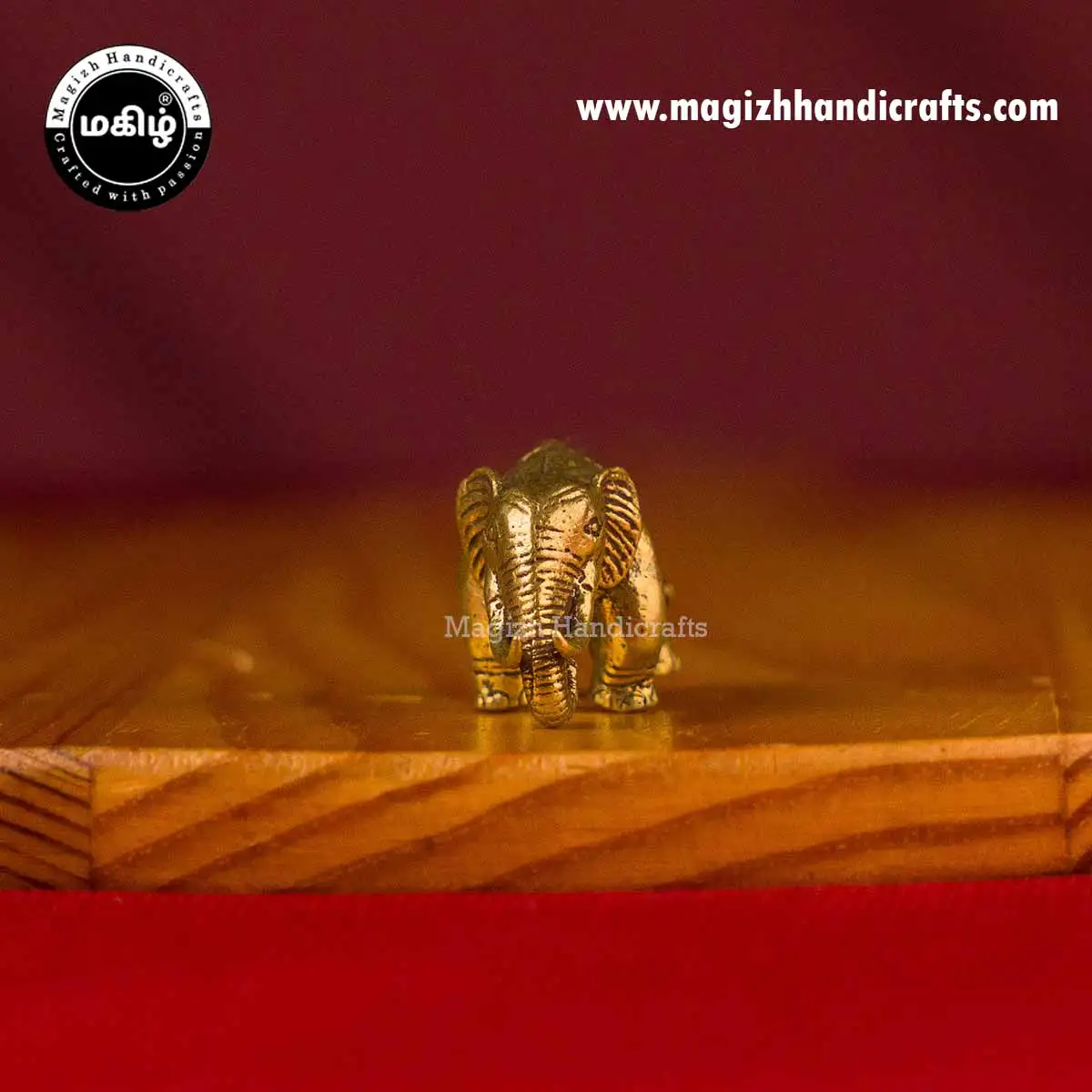 Brass Mini Elephant - 1 inch