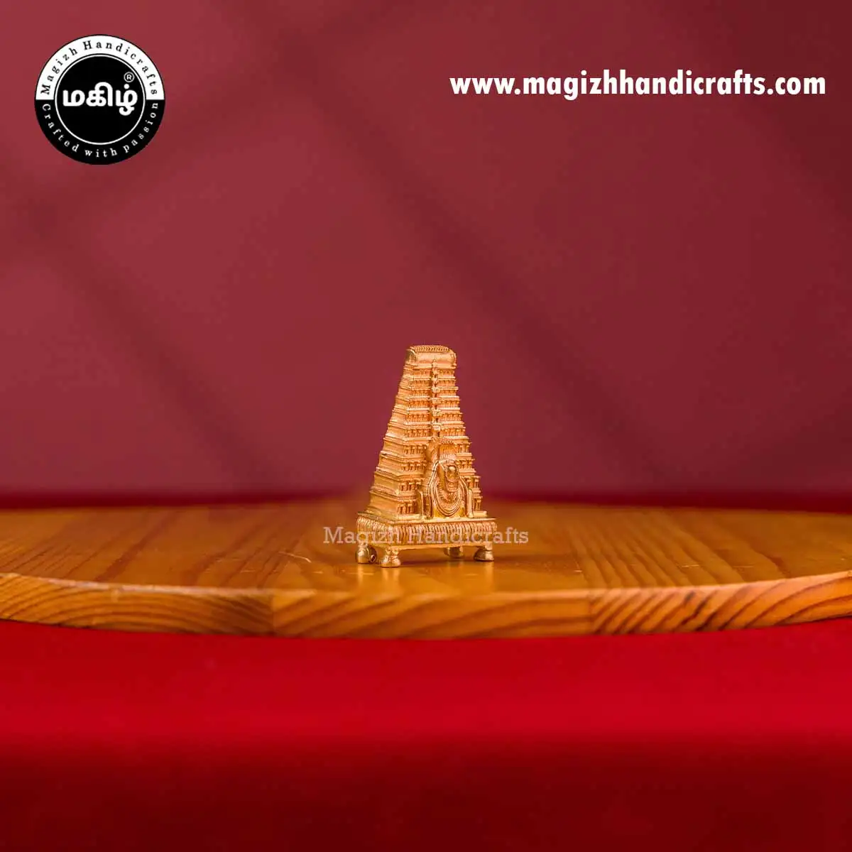 Impon Thiruvannamalai gopuram idol - 2 inch - image 3