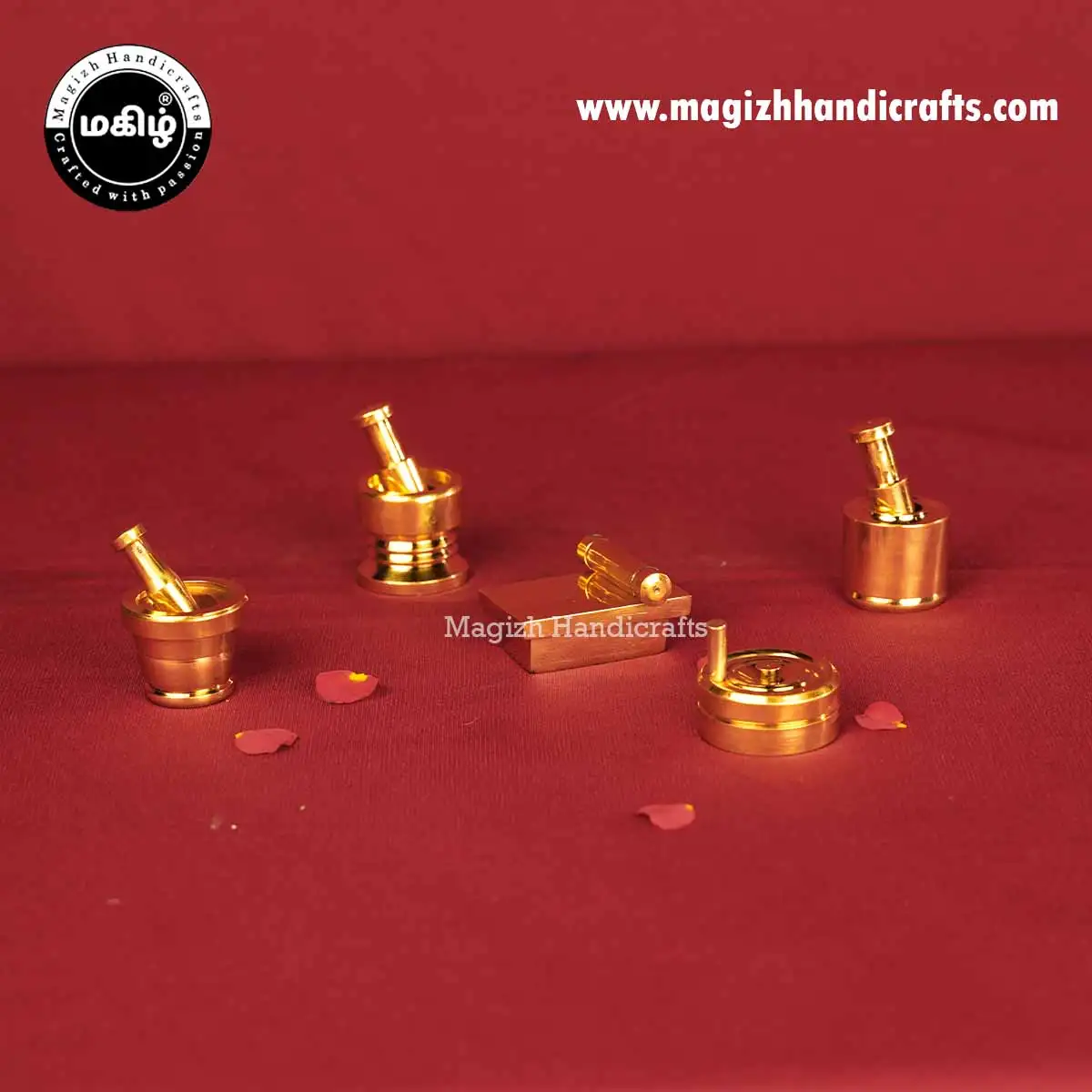 Brass Grahapravesam Ammi Set - image 2