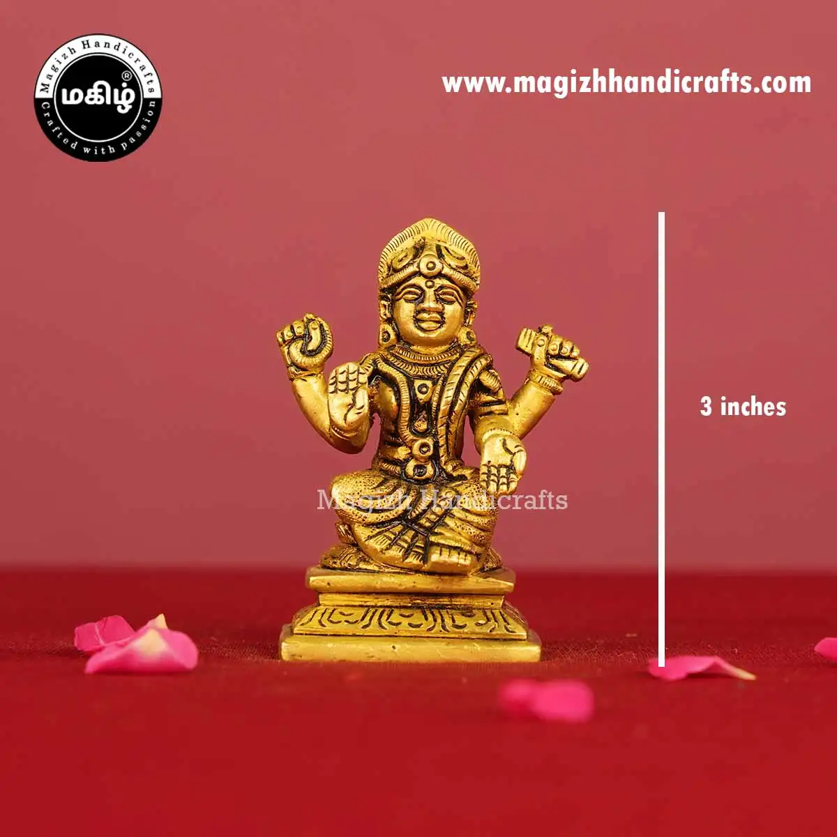 Brass Balambika Idol – 3 Inch - image 2