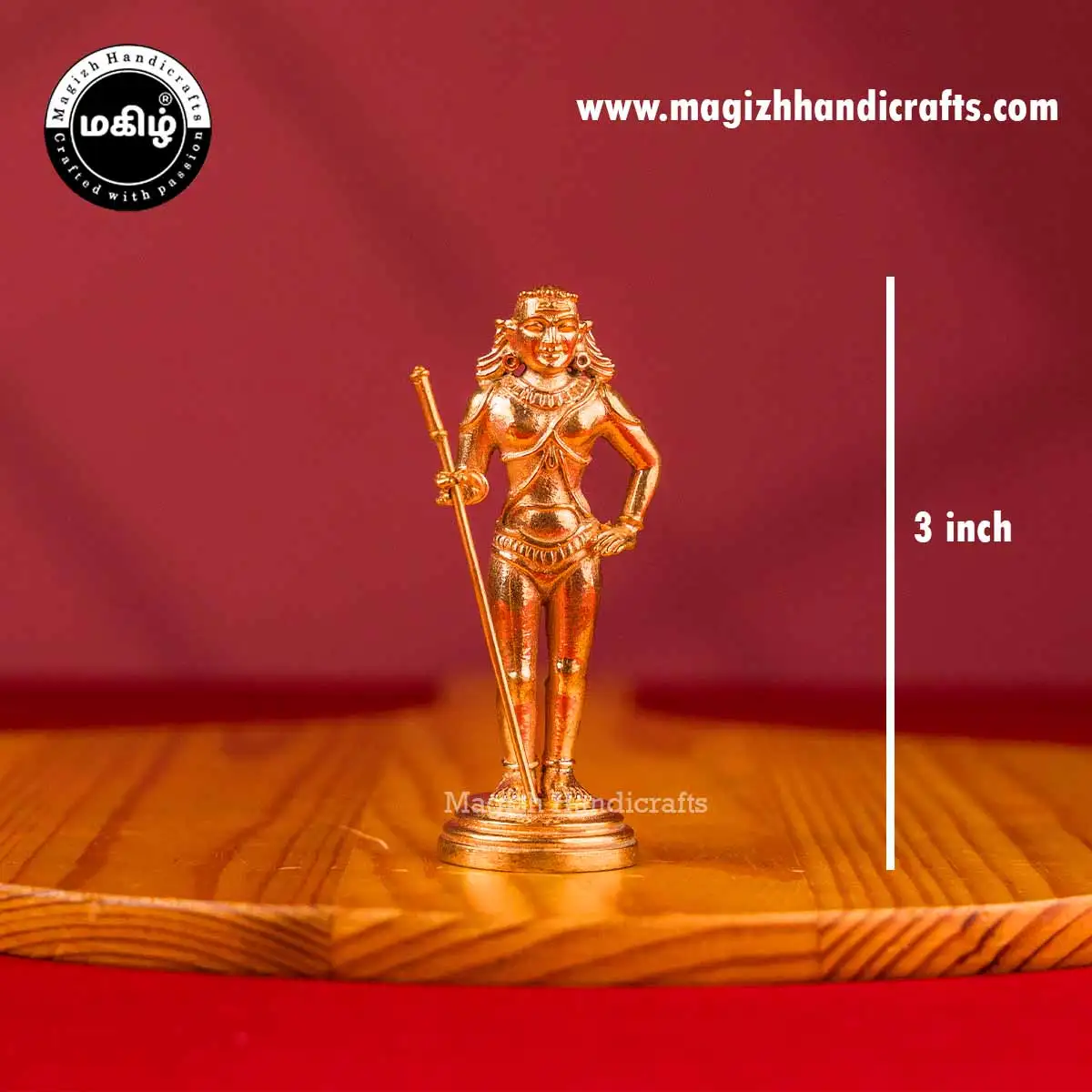 Impon Palani Murugan Idol - 3 inches - image 2