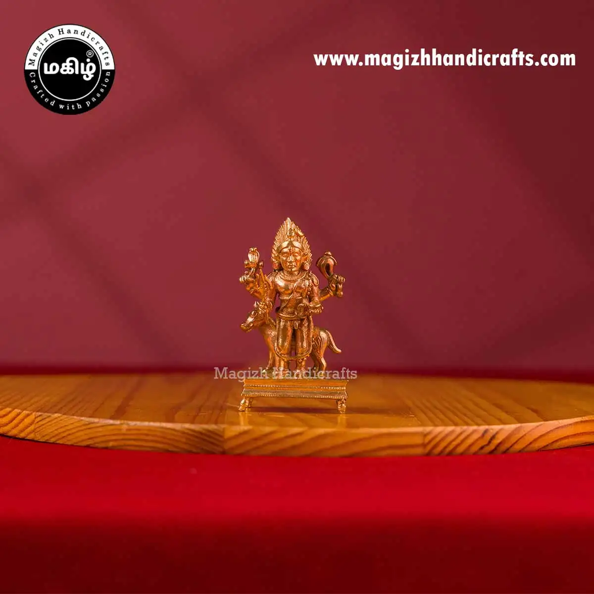 Impon Kalabairavar idol - 2.5 inch - image 1