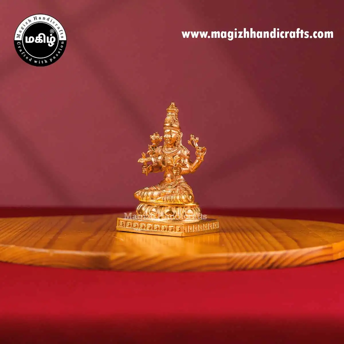 Impon Rajarajeswari amman idol - 3 inch - image 3
