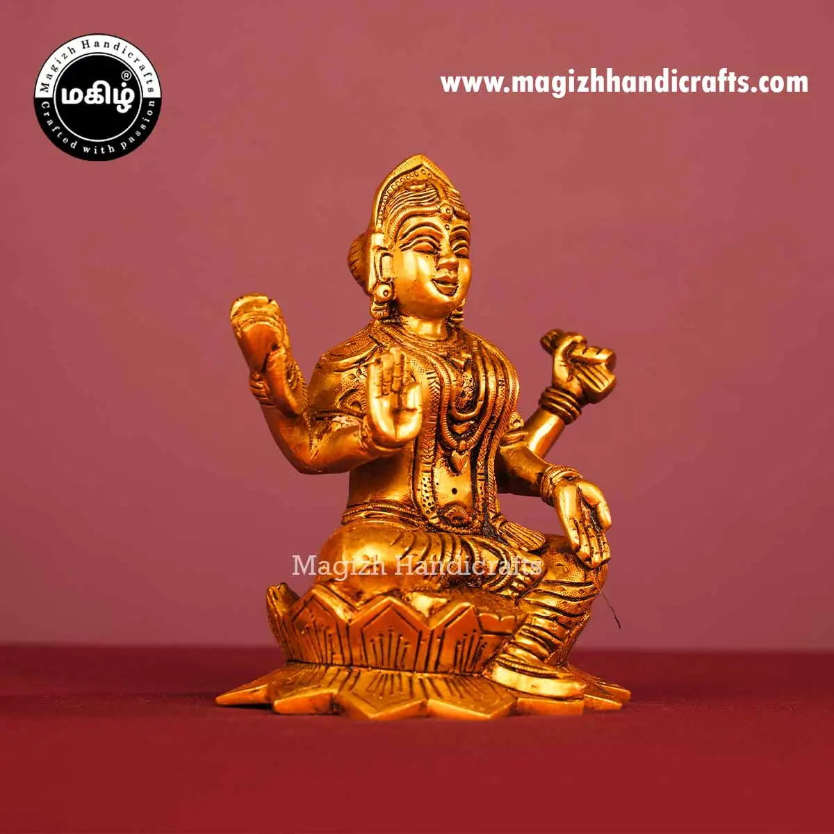Brass Balambika Idol – 6 Inch - image 3