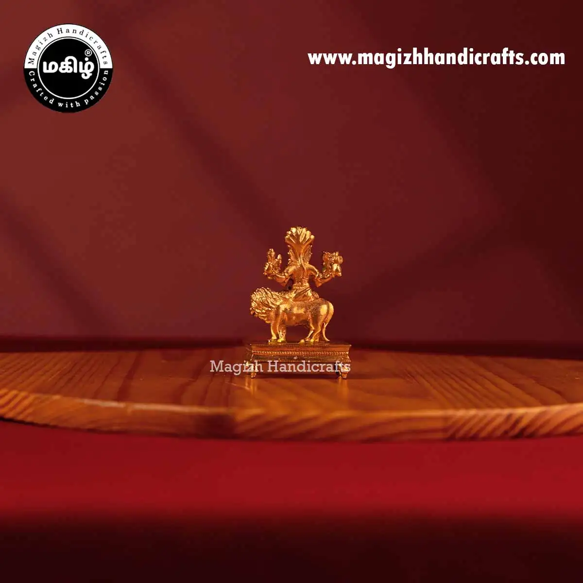 Impon Prathingara devi idol - 2 inch - image 5
