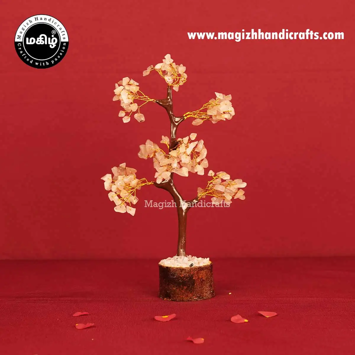 Rose Quartz original crystal tree - image 1