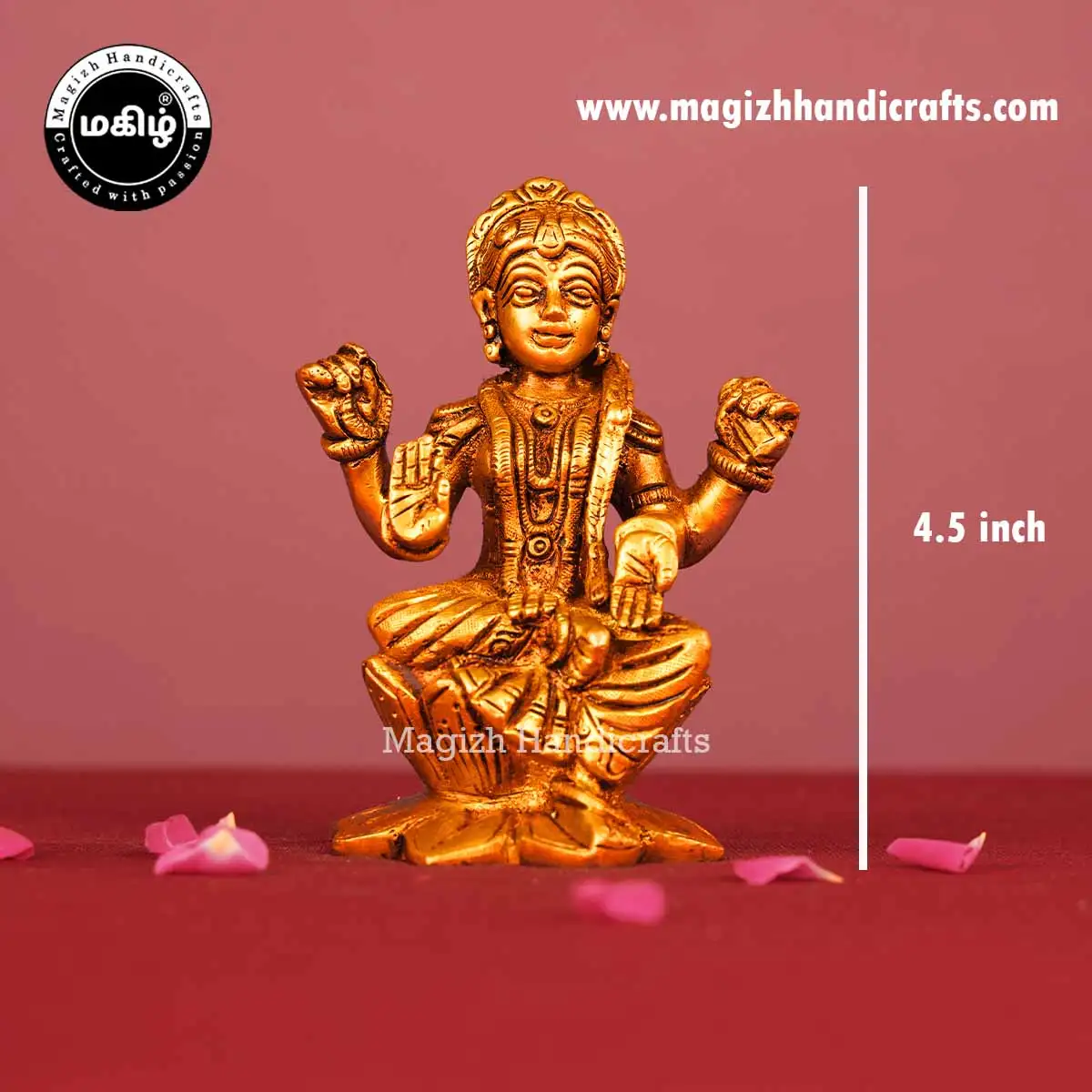 Brass Balambika Idol – 4.5 Inch - image 2