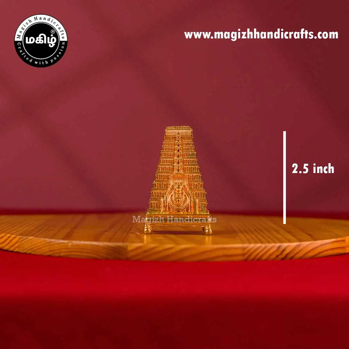 Impon Thiruvannamalai gopuram idol - 2.5 inch - image 2