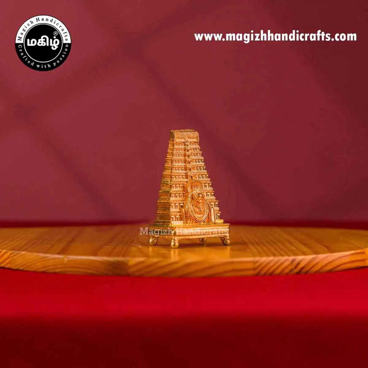 Impon Thiruvannamalai gopuram idol - 2.5 inch - image 3