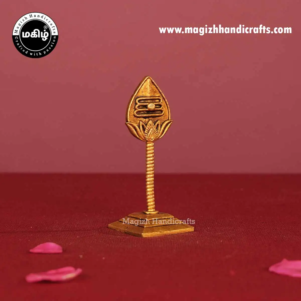 Brass God Murugan Vel - 3 inch - image 4